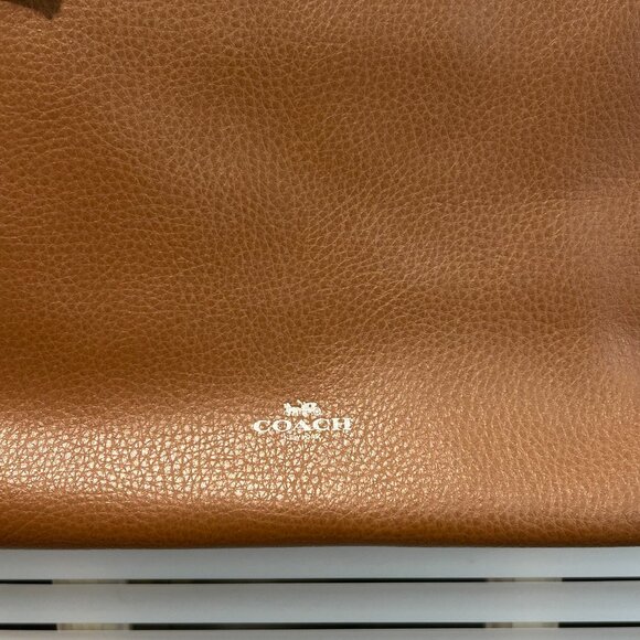 new Coach F58660 Derby Tote Saddle brown leather bag - Picture 5 of 7